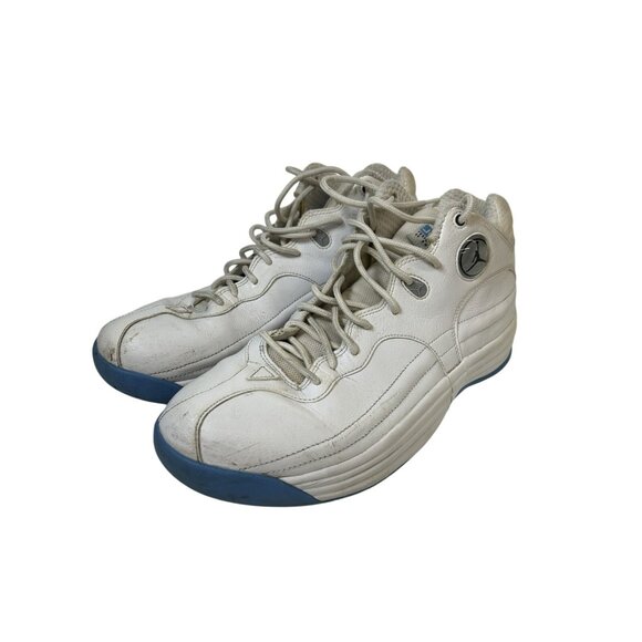 Men’s 10 Rare Nike Air Jordan Team 1 Shoes Vintage University Blue UNC main image 7